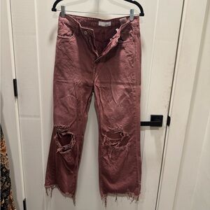 Vervent flying monkey dark rose jeans